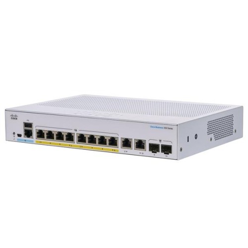 Cisco CBS350 Managed 8-port GE, PoE, 2x1G Combo - REFRESH